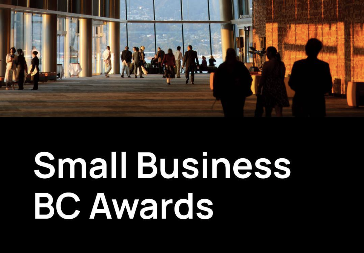 affiche évènement small business Bc Awards à vancouver